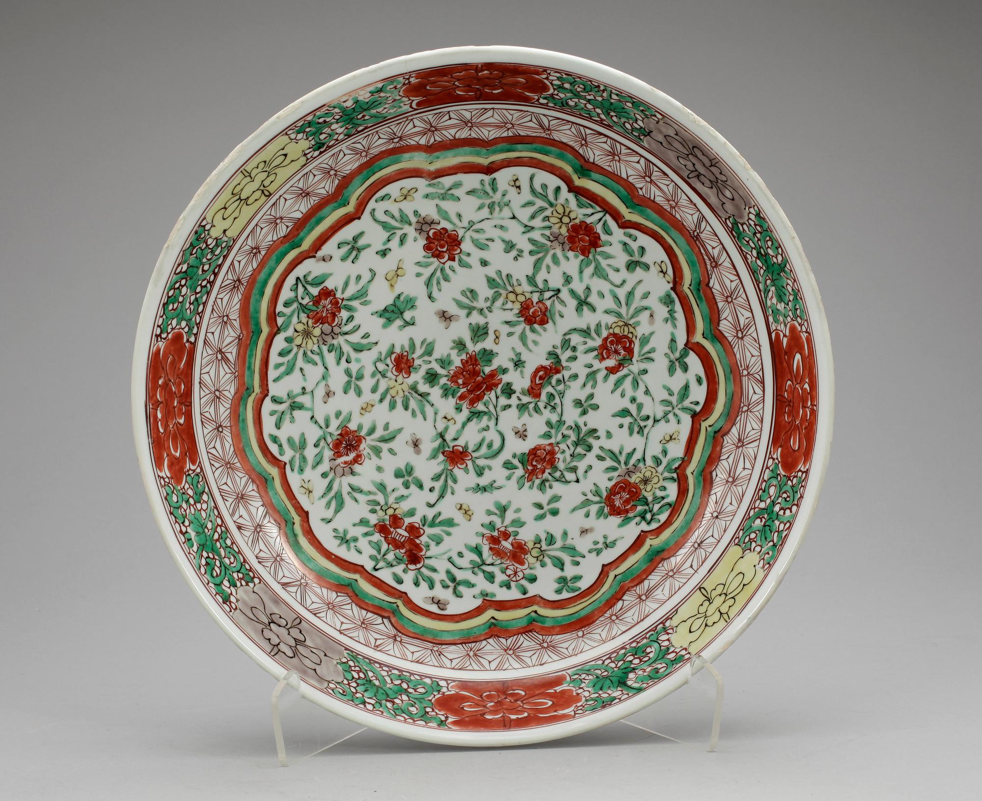 FAT, porslin, Kina, Qing dynastin, Kangxi (1662-1722).