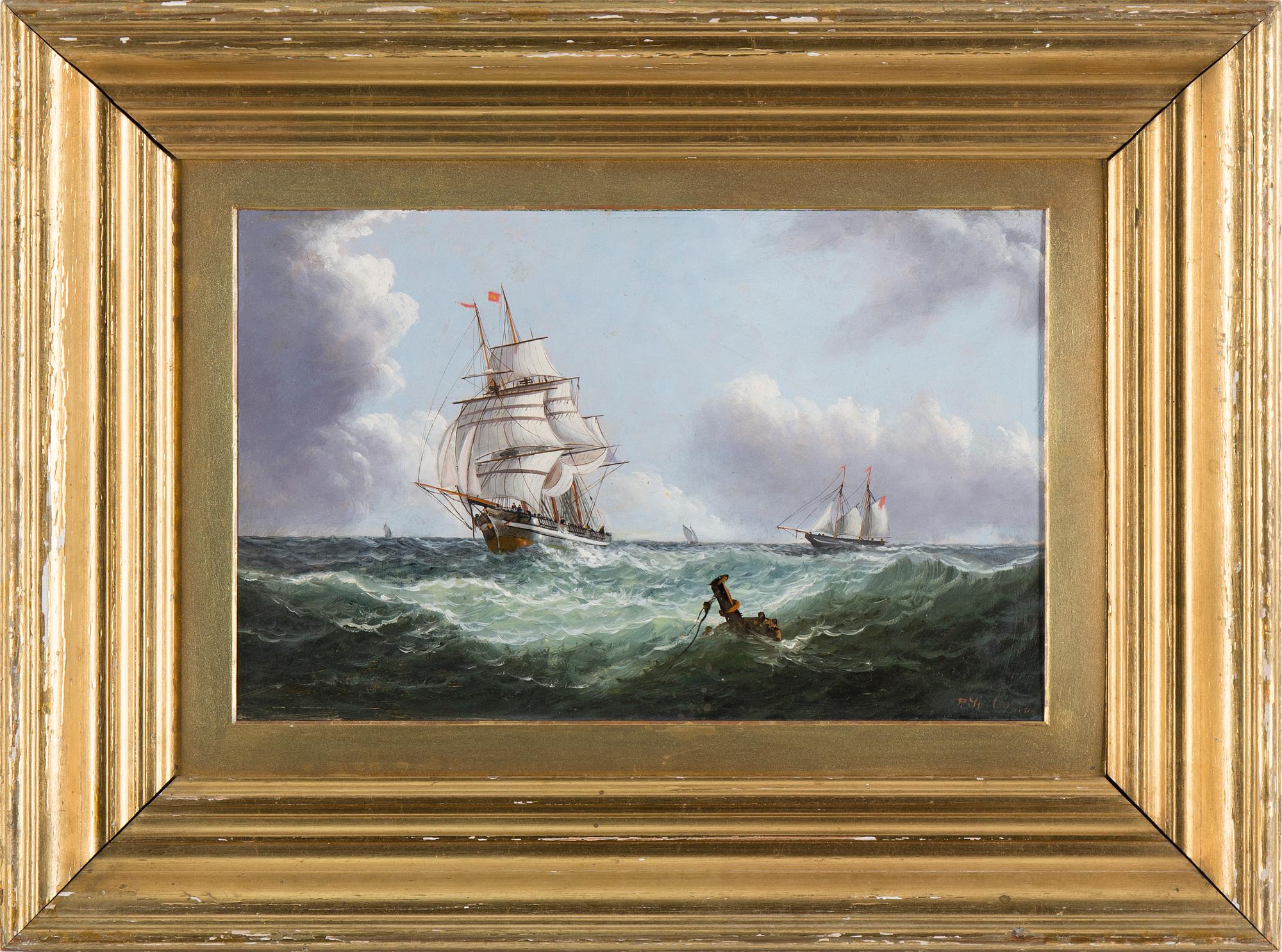 UNIDENTIFIED ARTIST 19TH CENTURY, panel, signed.