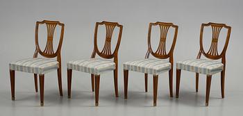 STOLAR, 4 st, Gustaviansk stil, 1900-talets tredje kvartal.