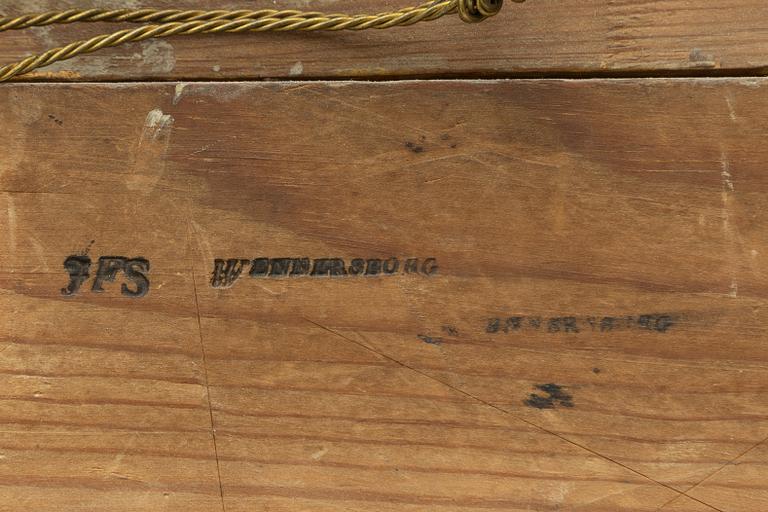 Spegellampetter, ett par, Empire, av Johan Fredrik Sellberg, Vänersborg, 1800-talets första hälft.