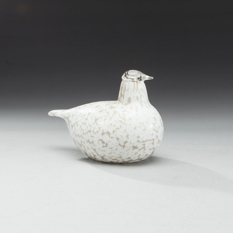 FIGURIN, glas, signerad Oiva Toikka, Nuutajärvi, 1900-talets slut.