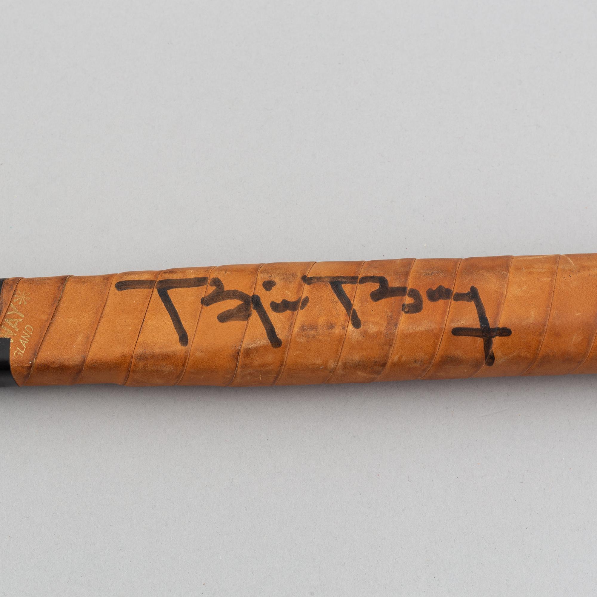 BJÖRN BORG, a personal Browning aluminum test tennisracket, 1978-79.