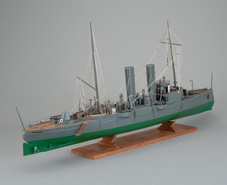 FARTYGSMODELL, torpedkryssaren "Psilander", 2000-tal.