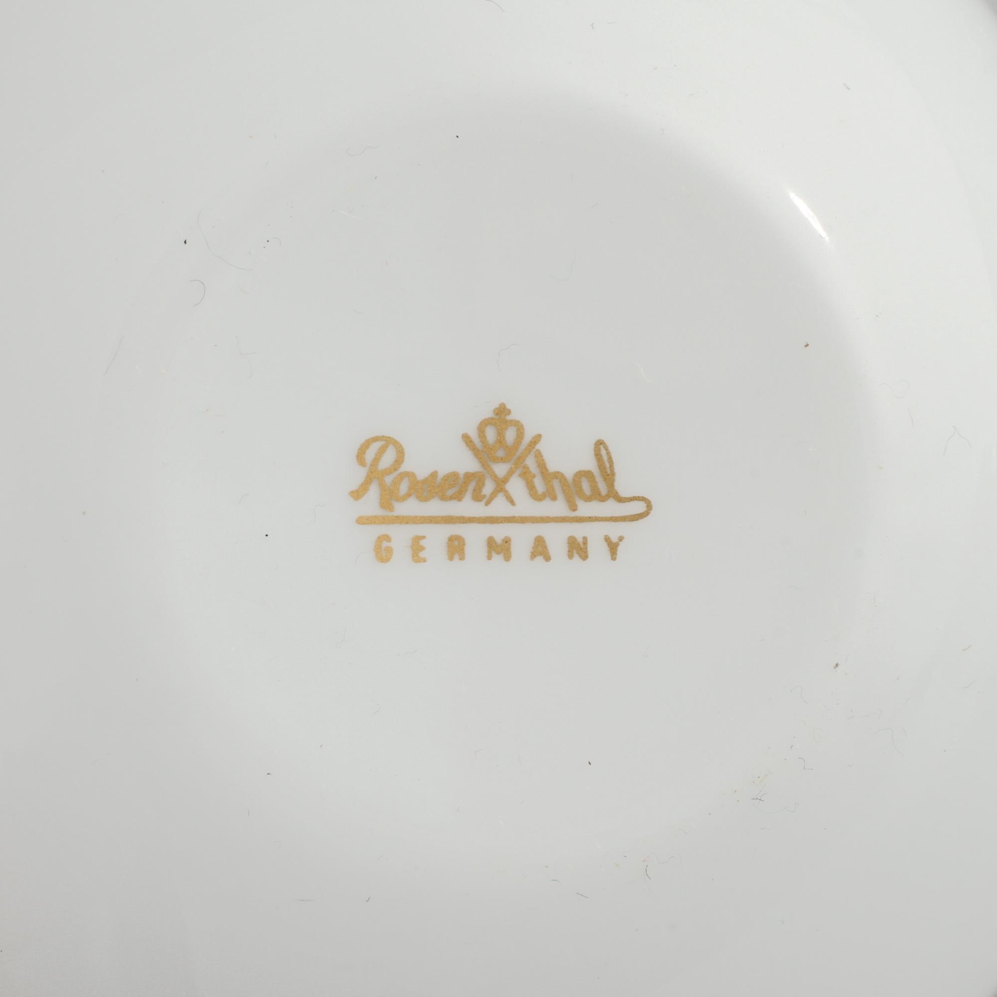 SERVISDELAR, 24 delar, porslin, "Die Zauberflöte", Björn Wiinblad, Rosenthal, 1900-tal.