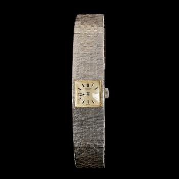 1144. LADIES WRIST WATCH, IWC. 18k white gold.