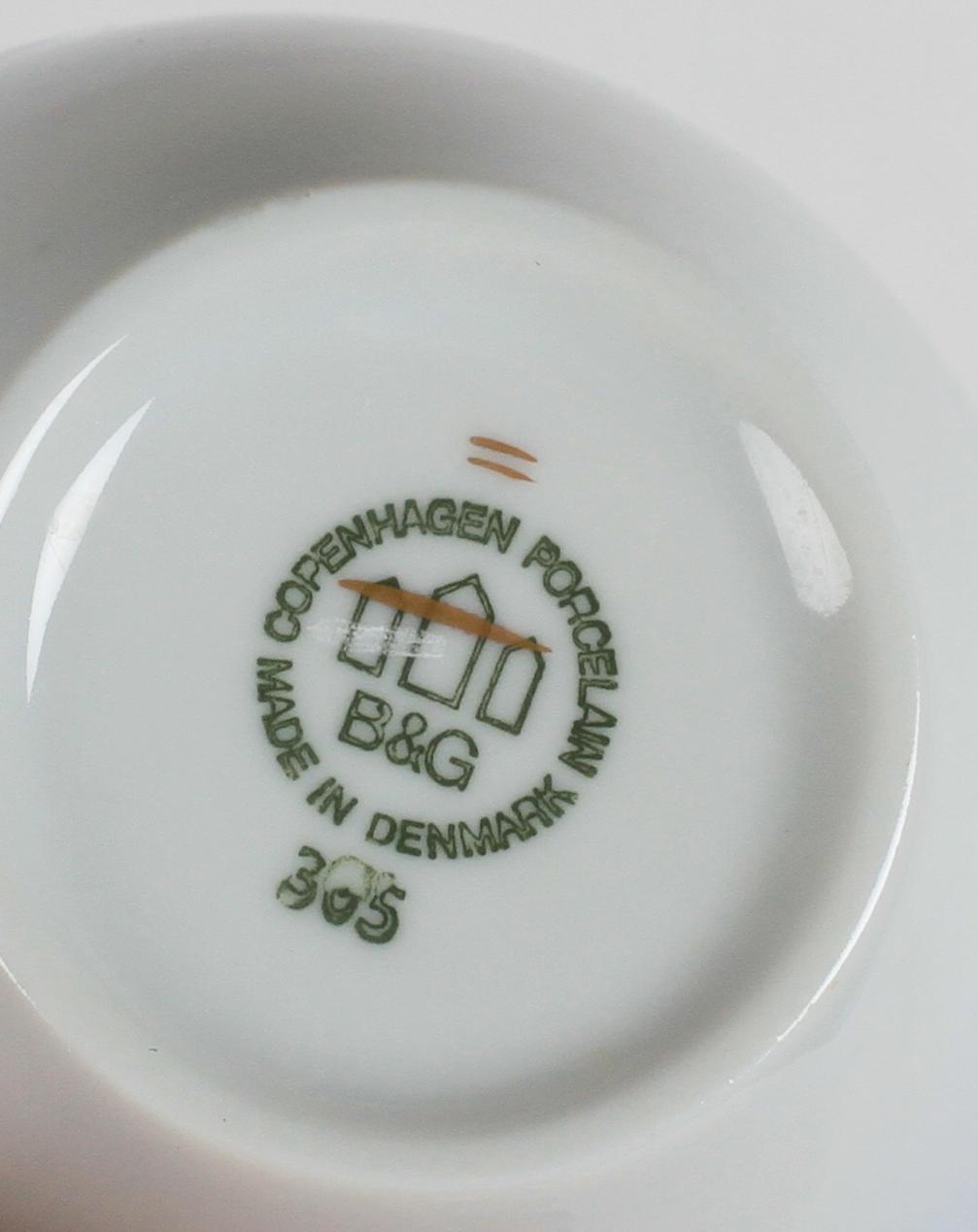 KAFFESERVIS, 27 delar. Porslin. "Måsen", Bing & Gröndahl.