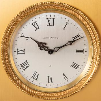 A 1960's Swiss Jaeger Le Coultre 8-days desk clock.