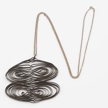 Liisa Vitali, pendant, silver, "Cat Paws", N. Westerback, Helsinki 1969.