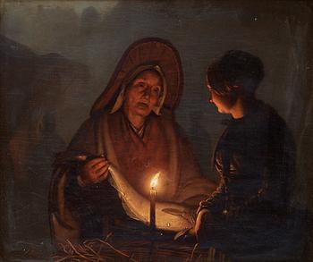 PETRUS VAN SCHENDEL. Pannå. Signerad P.V.S.