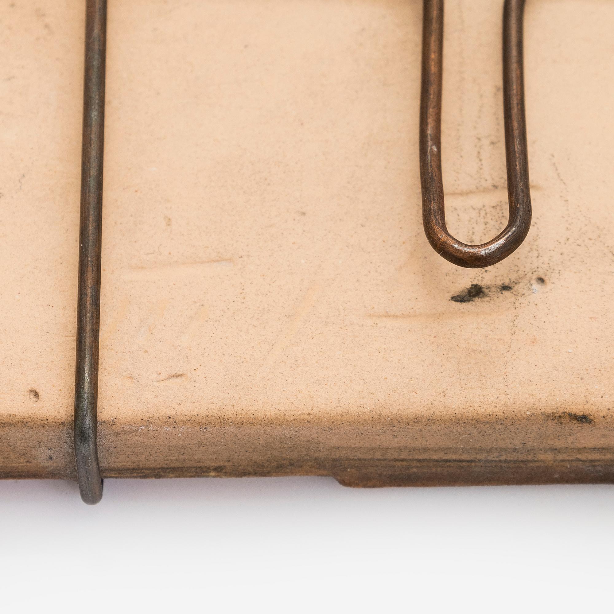 Rut Bryk, relief, stoneware, signed BRYK.