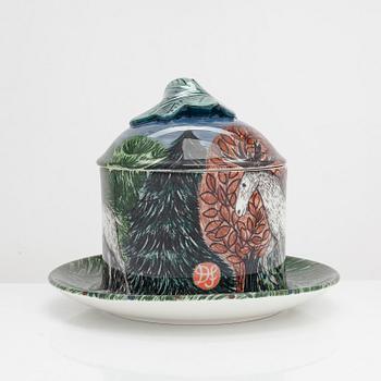 Dorrit von Fieandt, terrin, "Hubertus"-serien, Pro Arte 1994, Arabia Finland.