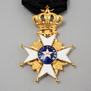 Medal, Order of the Polar Star, 18k gold by C.F Carlman, 1963.