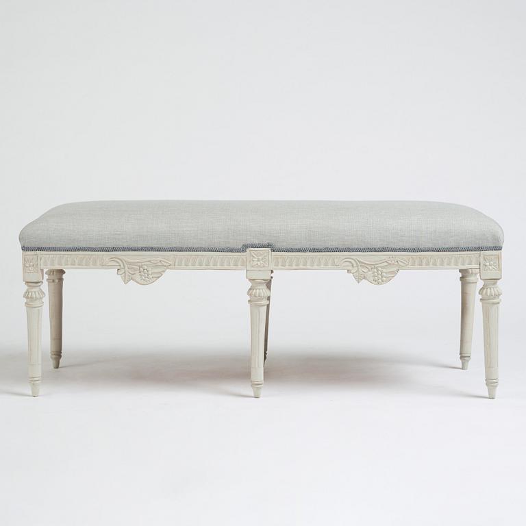 A Gustavian bench from Lindome by Anders Andersson.