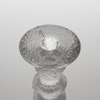 Eight "Festivo" glass candlesticks by Timo Sarpaneva for Iittala, Finland from the second half of the 20th century.