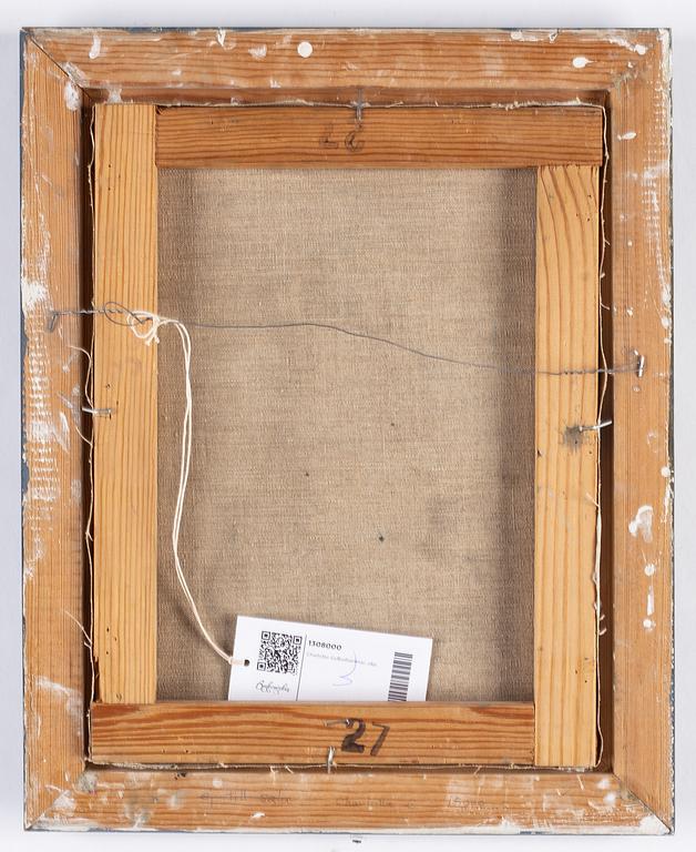 Charlotte Gyllenhammar, oil on canvas, signed and dated -83.