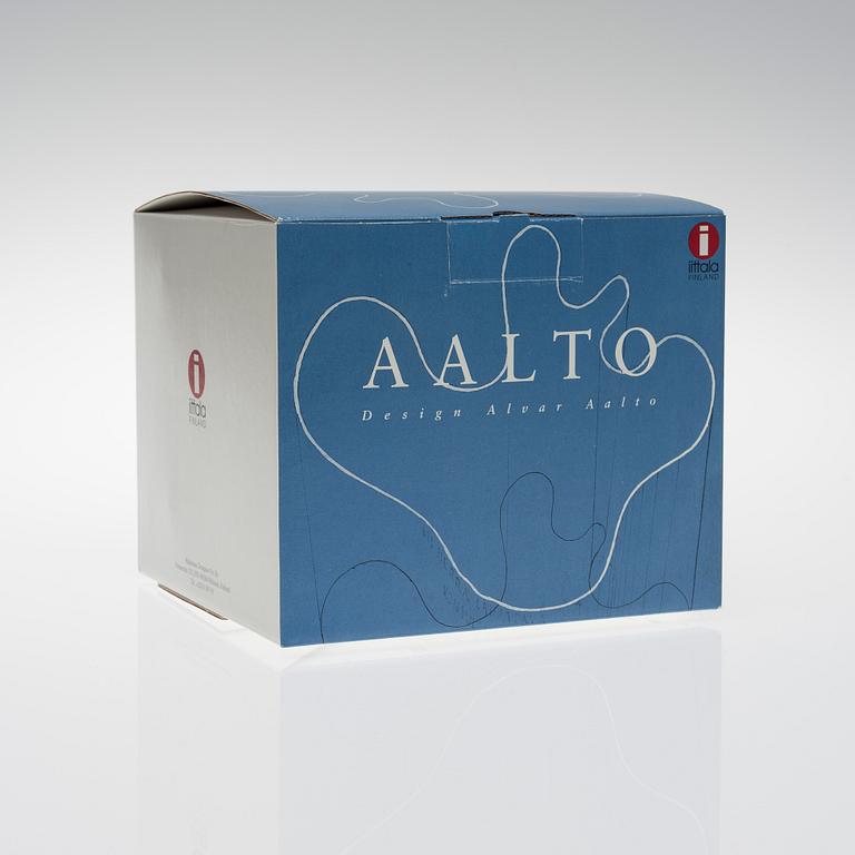 ALVAR AALTO, VAS, glas, "Savoy" 3030, "Jubileumsvas 1996", Iittala, signerad Alvar Aalto 1936-1996.