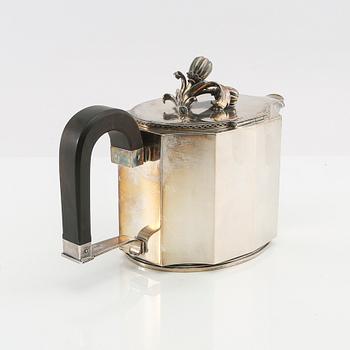 Atelier Borgila, teapot, sterling silver, Stockholm 1947.