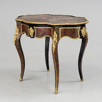 A French Louis XV style Boulle Inlay Writing Desk. Second half of 19th century.