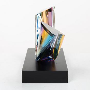 Göran Wärff, skulptur, "Fenomen Prisma", Kosta Boda.