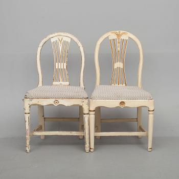 STOLAR, 2 st, Finland, gustavianska, 1800-talets början.