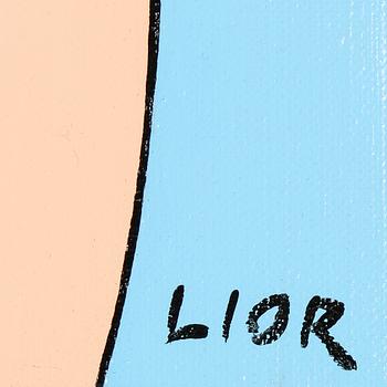 RON LIOR, Olja på duk. Signerad.