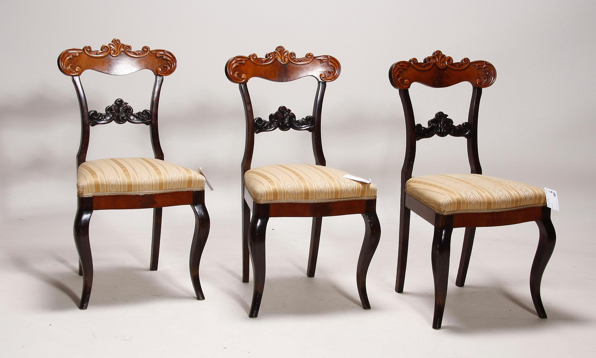 STOLAR, 3 st, senempire, 1800-talets mitt.