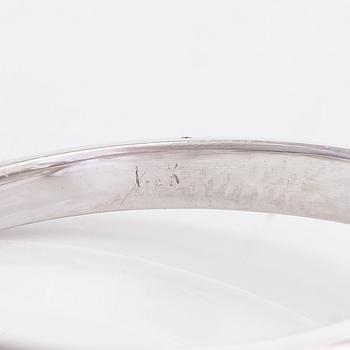 Sormus, 14K valkokultaa, briljanttihiottu timantti noin 2.08 ct.  EGL-sertifikaatilla.