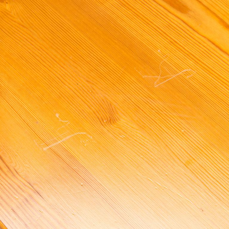 Göran Malmvall, a pine table, Svensk Fur, mid-20th century.
