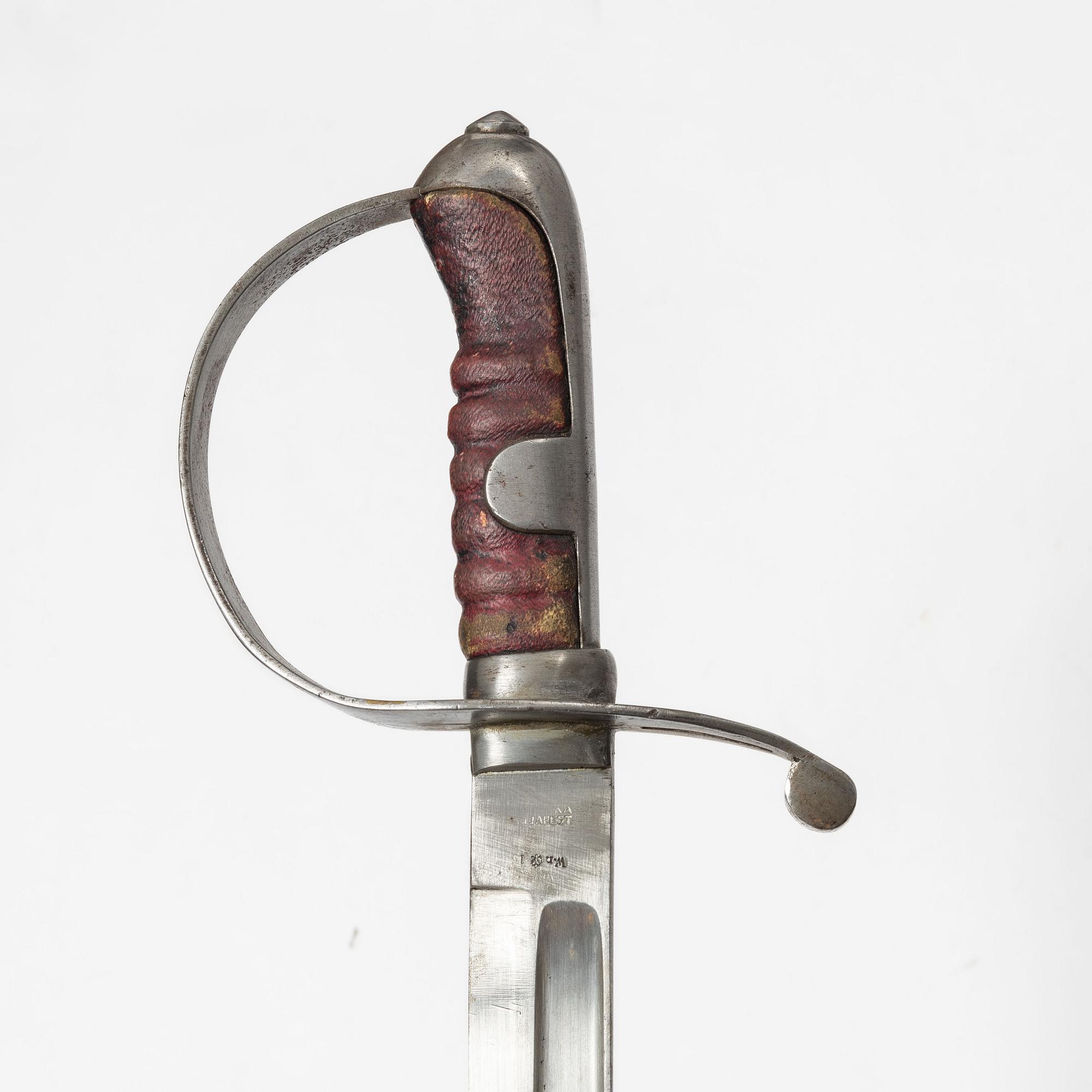 Sabel, Österrike-Ungern, 1800-tal, med balja.