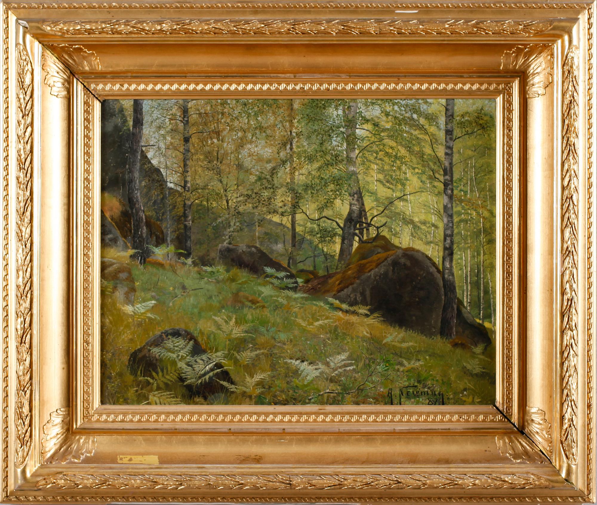 A NEUMAN, olja på duk, signerad och daterad -87.