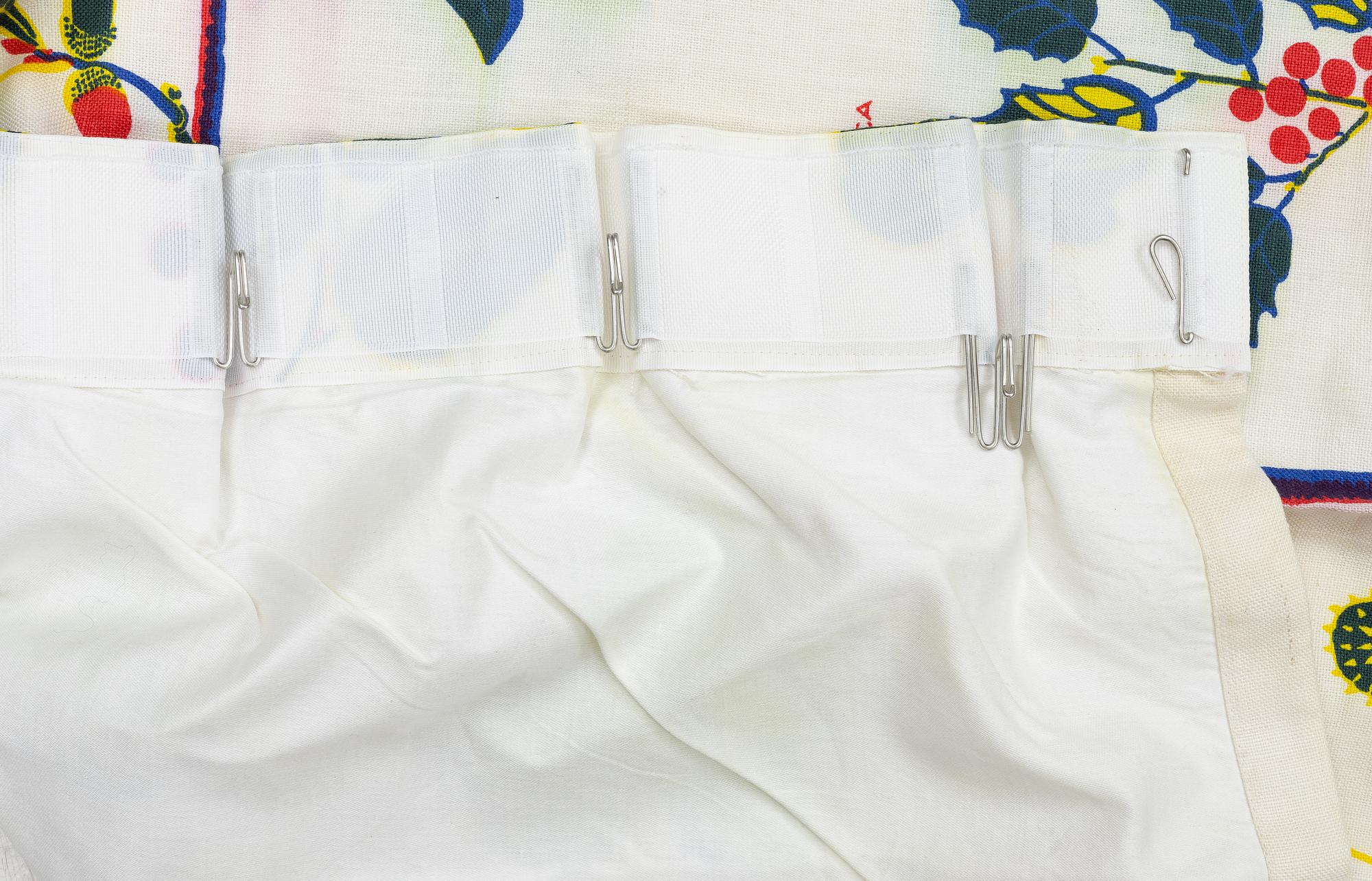 Josef Frank, a pair of "US Tree" curtains, Firma Svenskt Tenn, Sweden.