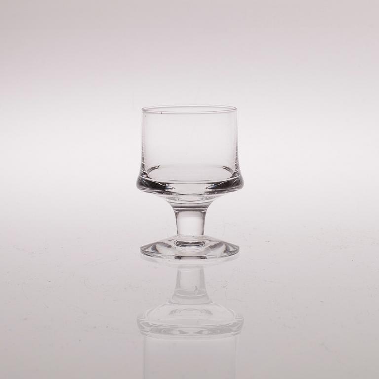 GLASSERVIS, 50 delar, "Marski" Tapio Wirkkala, Iittala 1900-talets slut.