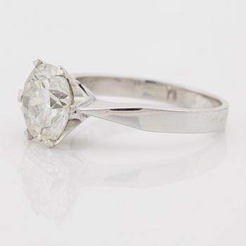 A brilliant cut diamond ring by Jarl Sandin Göteborg.