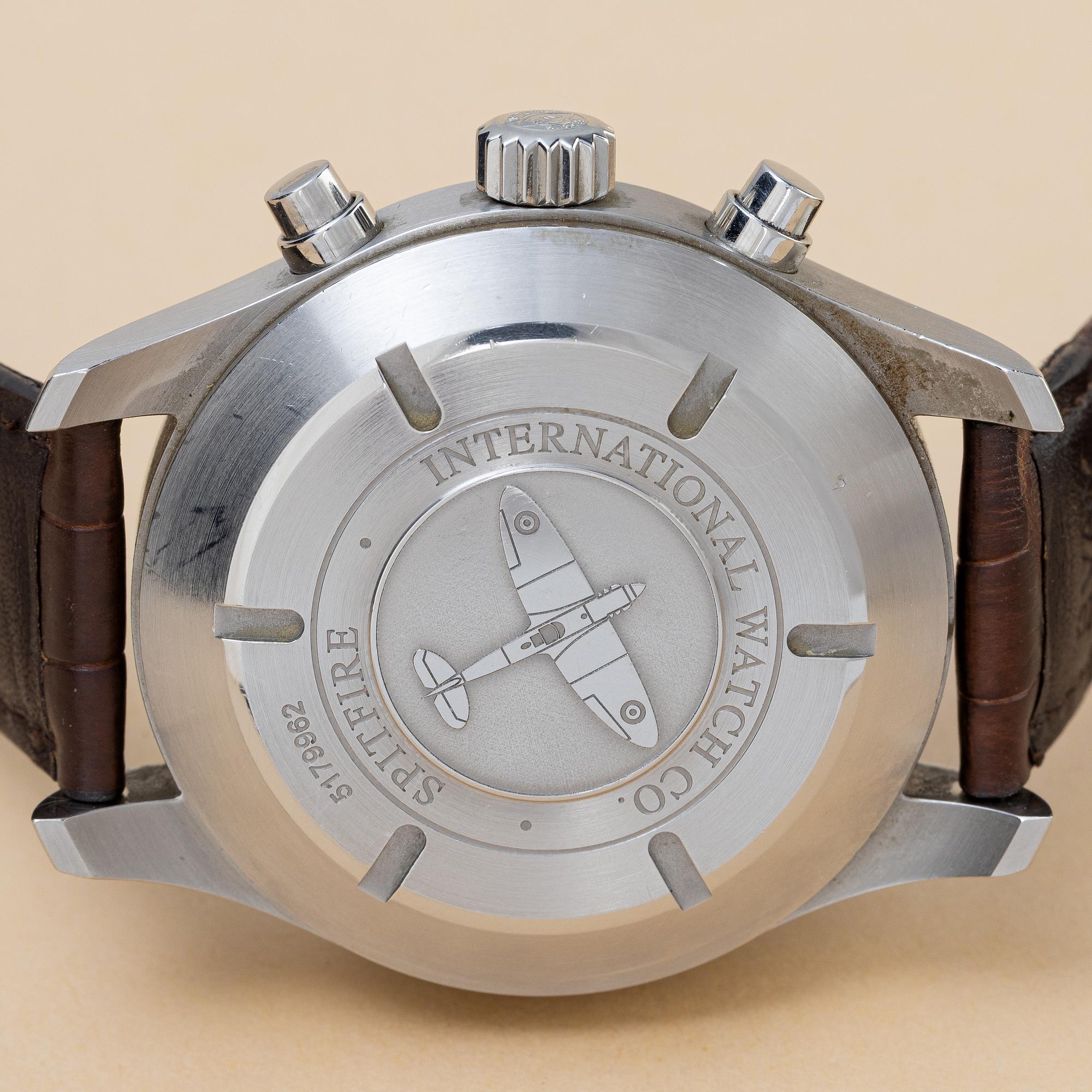 IWC, Schaffhausen, Pilot's Watch, Spitfire Chronograph, "flyback", ca 2014.