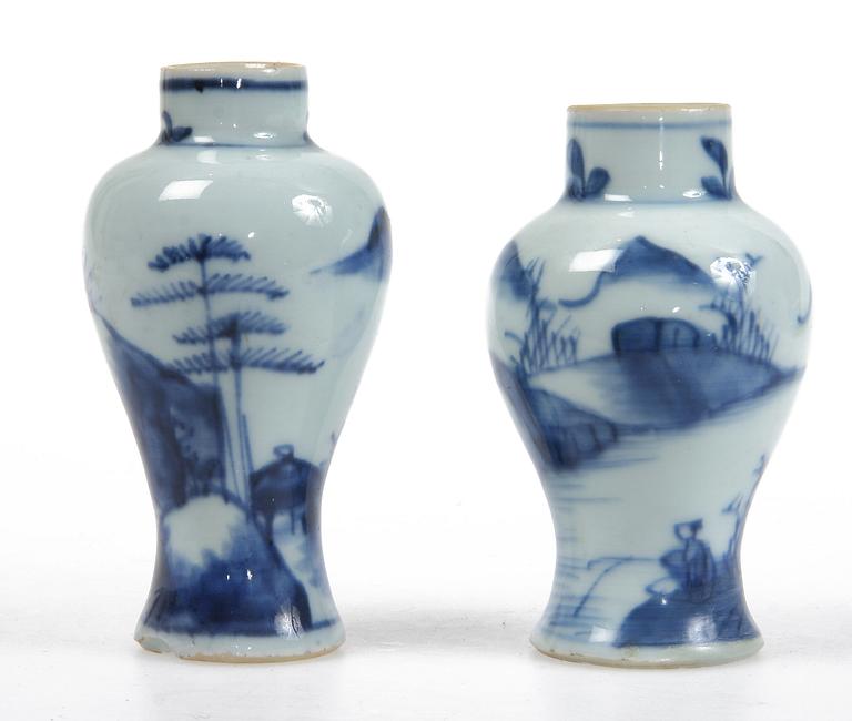 PARTI PORSLIN, 6 delar, Kina, 1700-tal.