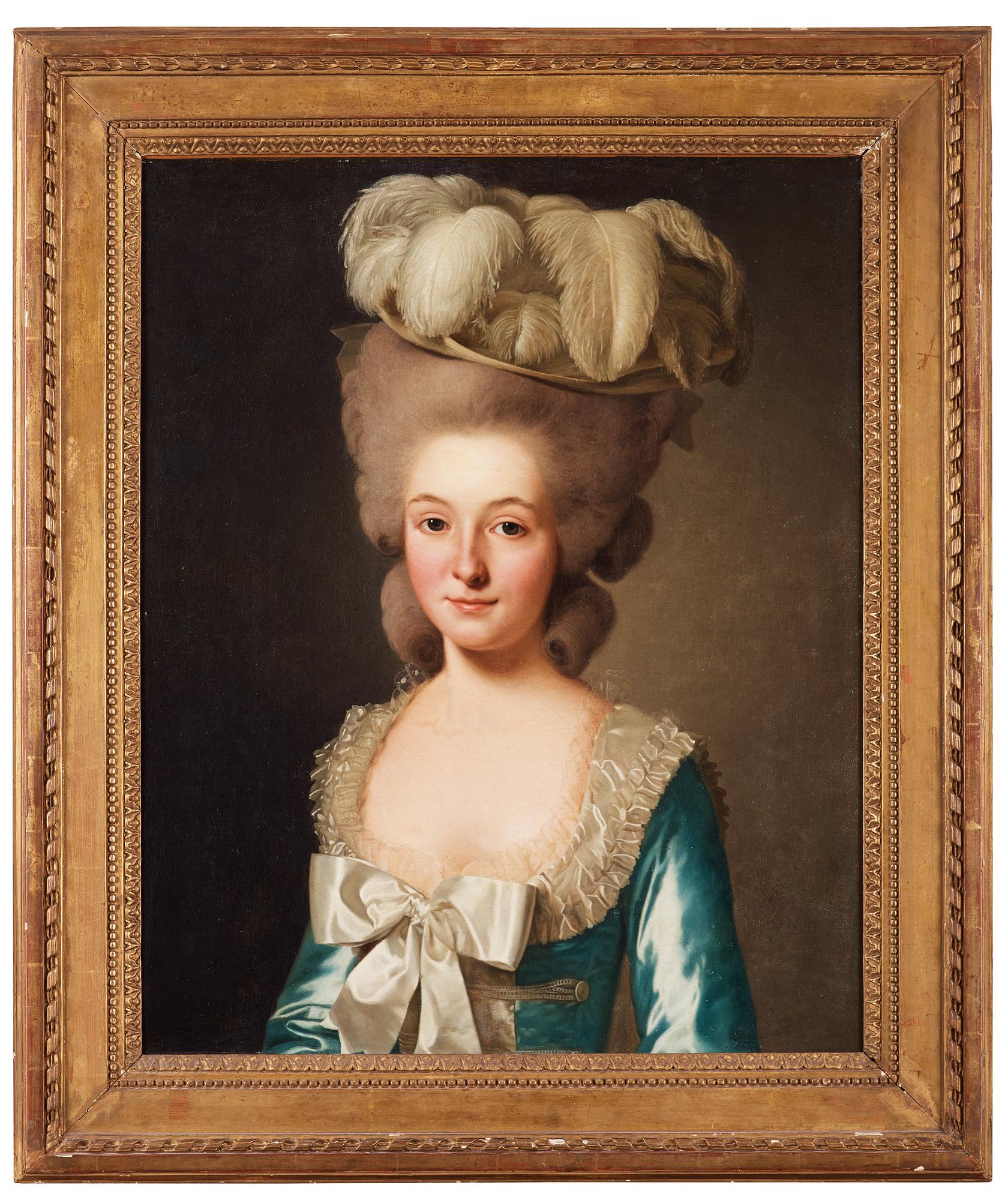 Alexander Roslin, Porträtt av fransk dam, (kallad "Mademoiselle de Bionville").
