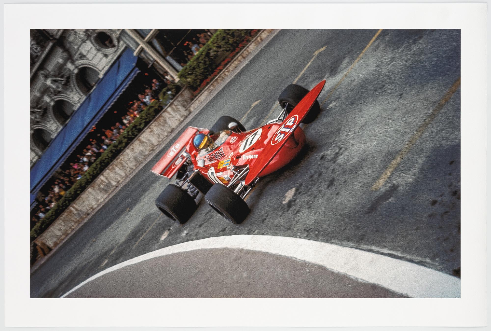 Kenneth Olausson, 'Ronnie Peterson during his breakthrough at the 1971 Monaco Grand Prix'.
