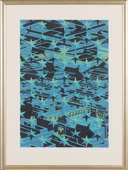 Pekka Ryynänen, serigraph, signed and dated -08, numbered 31/100.