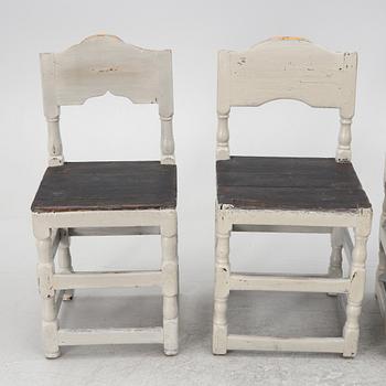 A set of four 18/19 th century chair.
