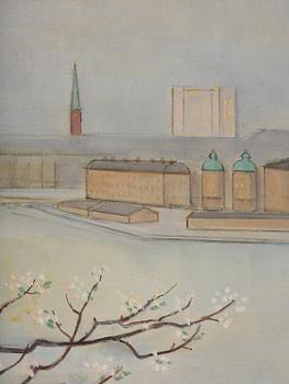 Einar Jolin, View of Riddarholmen.