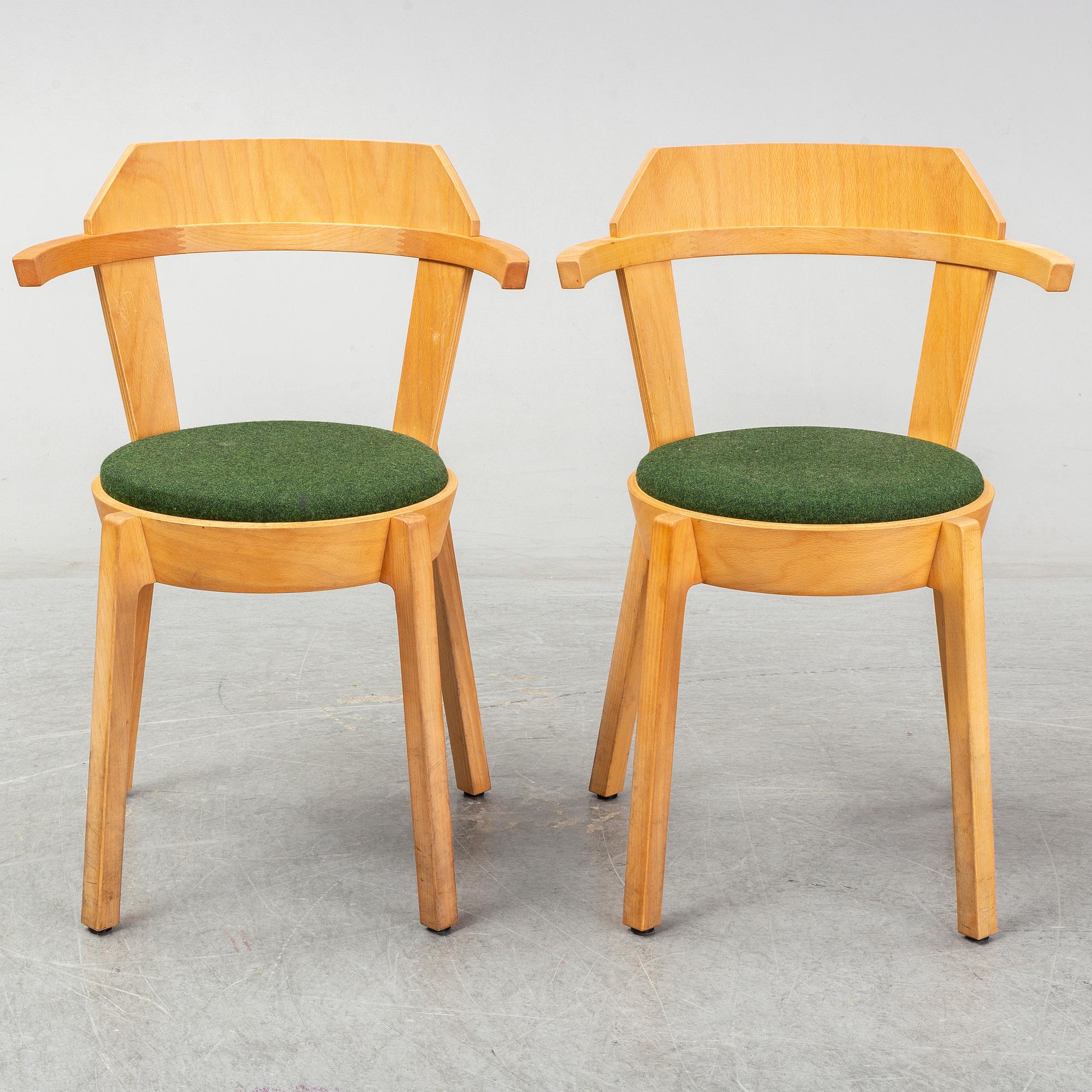 UGLYCUTE, eight 'Stalker' chairs, Woodstockholm.