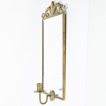 Lars Holmström, attributed to, a mirror sconce, Swedish Grace, 1920s.