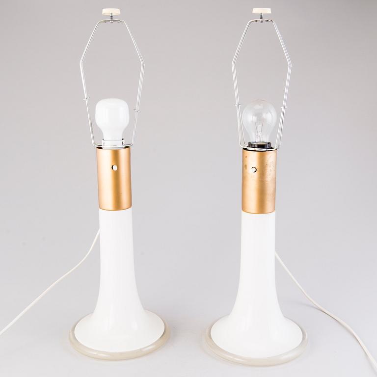 LISA JOHANSSON-PAPE, A pair of 1960s table lamps, model '46-017'  for Stockmann Orno, Finland.