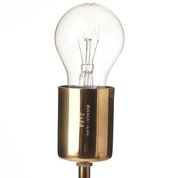 Josef Frank, a brass three light table lamp, Svenskt Tenn, Sweden, model G 2468.