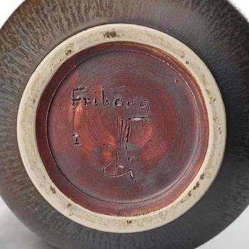 Berndt Friberg, a stoneware vase, Gustavsberg Studio 1967.