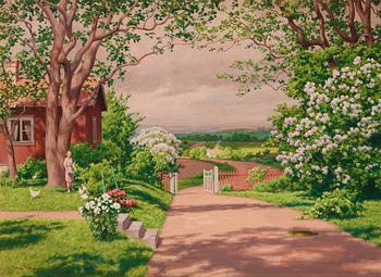 676. Johan Krouthén, Summer Garden.