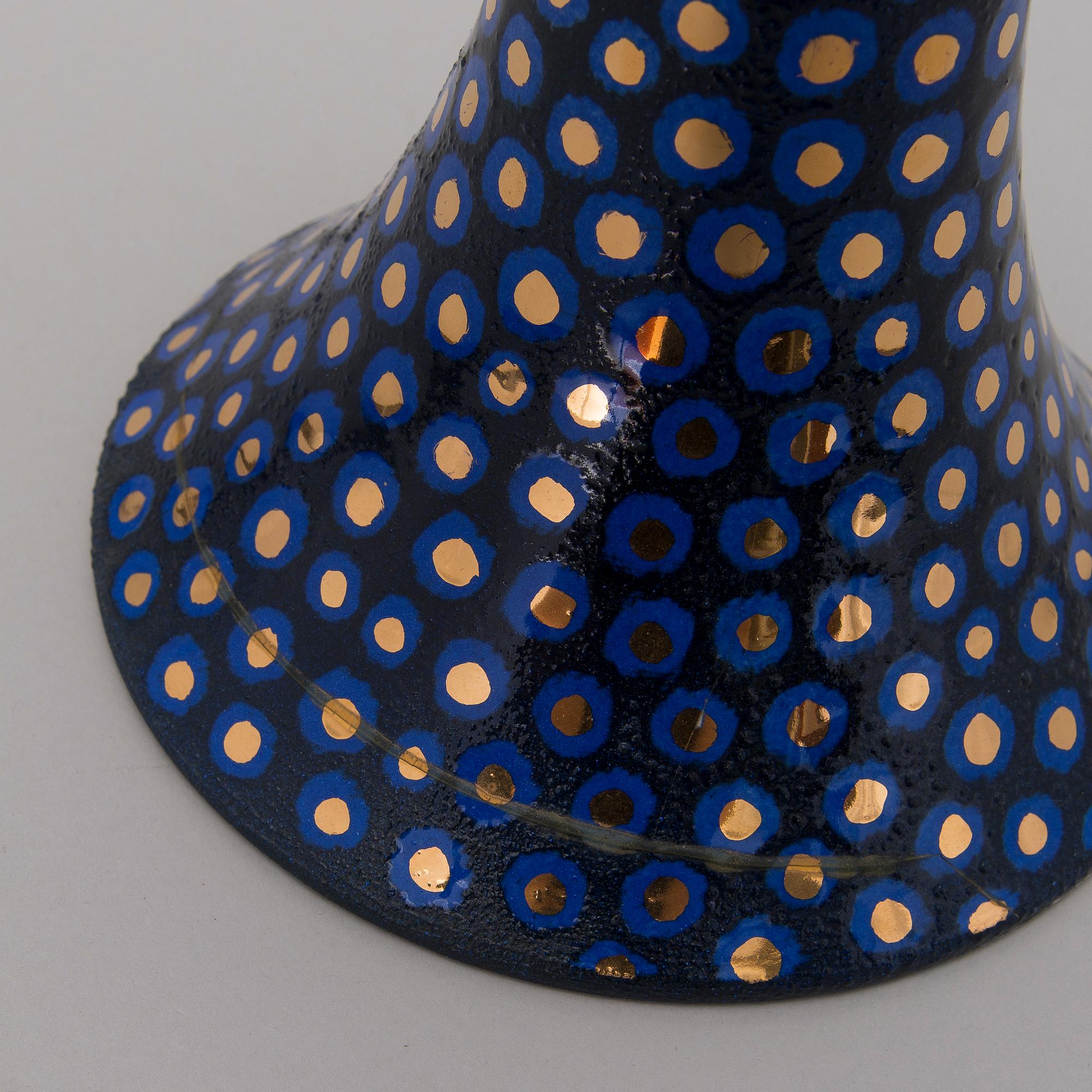 BIRGER KAIPIAINEN, bordsklocka, stengods, signerad Kaipiainen.