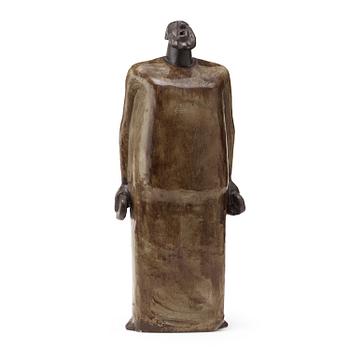 217. An Åke Holm stoneware sculpture of 'Moses with the law', Höganäs, Sweden 1950's.