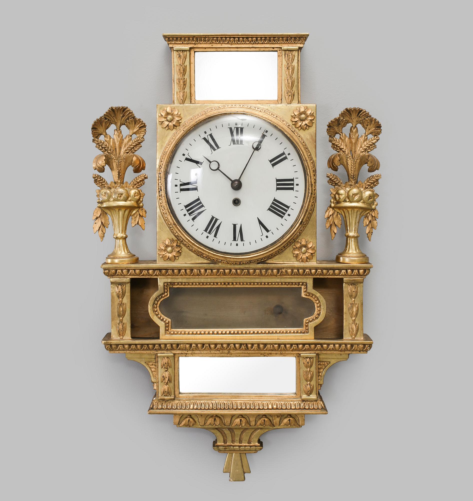 VÄGGPENDYL, empire, 1800-talets första hälft.