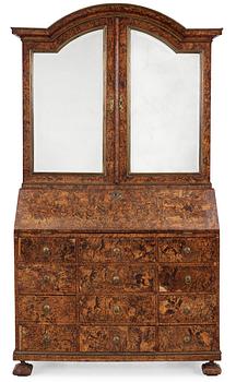 A North European late Baroque 18th century writing cabinet.